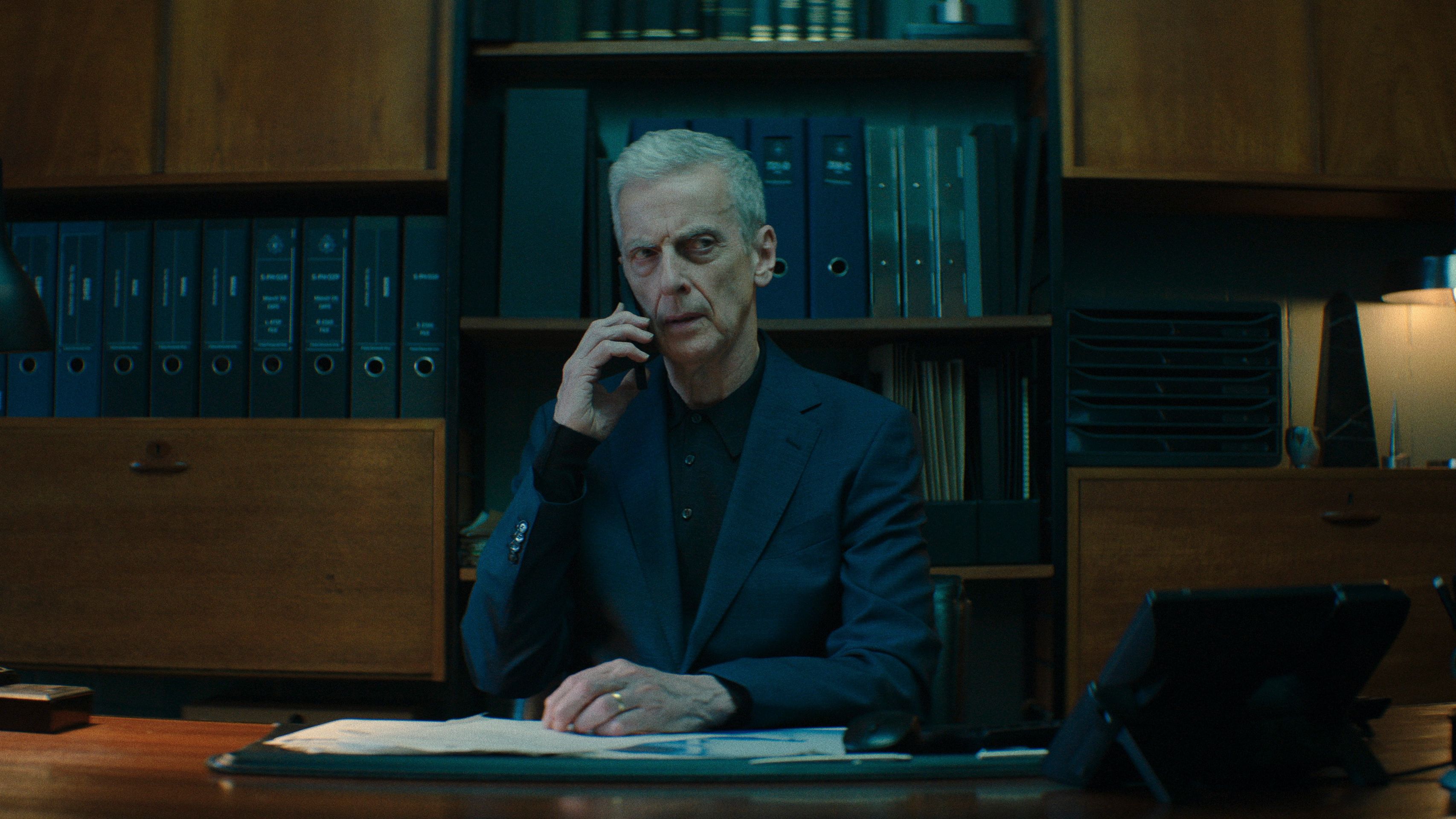 a production image of Peter Capaldi as DCI Hegarty in Criminal Record, now streaming on Apple TV