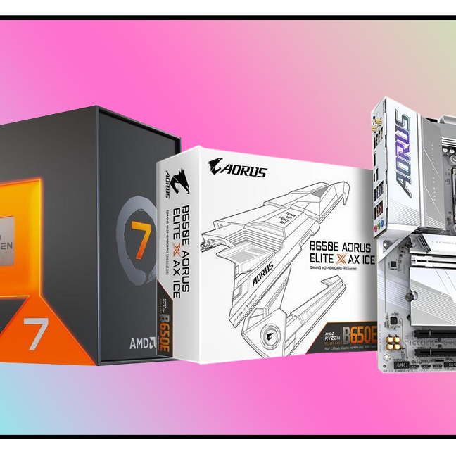 Get AMD's 7800X3D gaming CPU, plus a white Gigabyte B650E Aorus