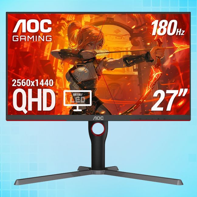 You can buy this AOC 27-inch Mini-LED 2K gaming monitor for just