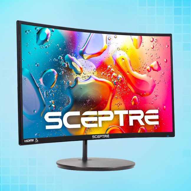 This Sceptre 24-inch curved gaming monitor is now just $79
