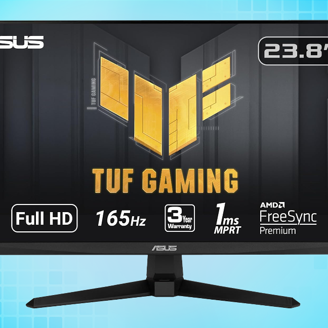 You can snag this 24-inch Asus TUF gaming monitor for $99 at You can snag this 24-inch Asus TUF gaming monitor for $99 at