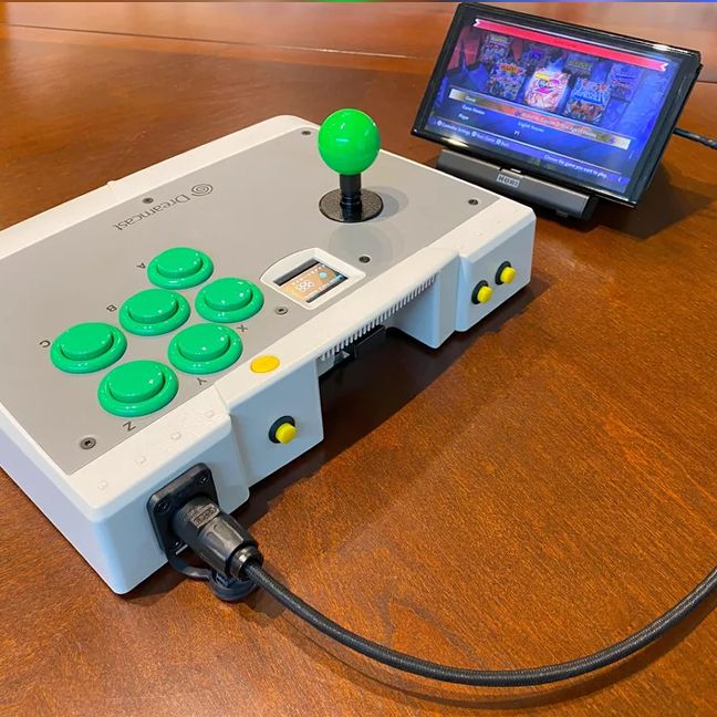 Make spruces up Agetec arcade stick with two Raspberry Pi Picos