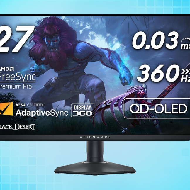 Award-winning 27-inch 360 Hz OLED gaming monitor at all-time low