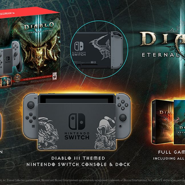 Diablo 3 Nintendo Switch bundle packs a custom console, the game