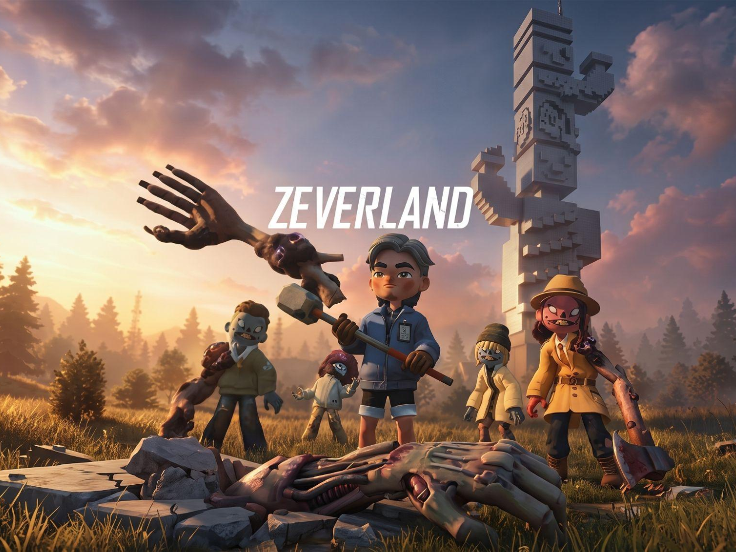 Games - That We Can Play シンセウェーブ Zeverland Merges Deep Survival Systems With Cosy Aesthetics | PC Gamer