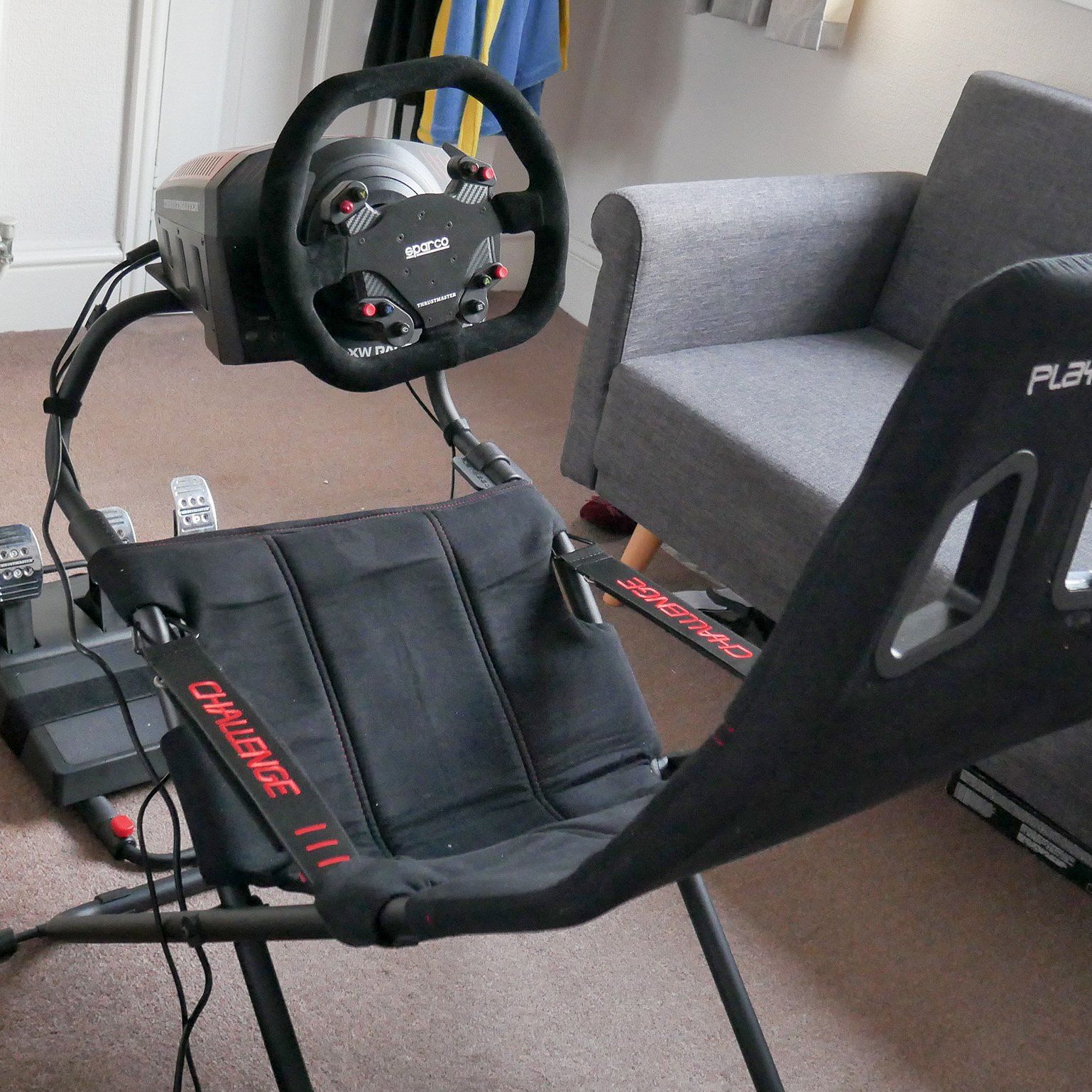 その他 playseat challenge Playseats for Gaming, Fully Adjustable, Black Racing Positions