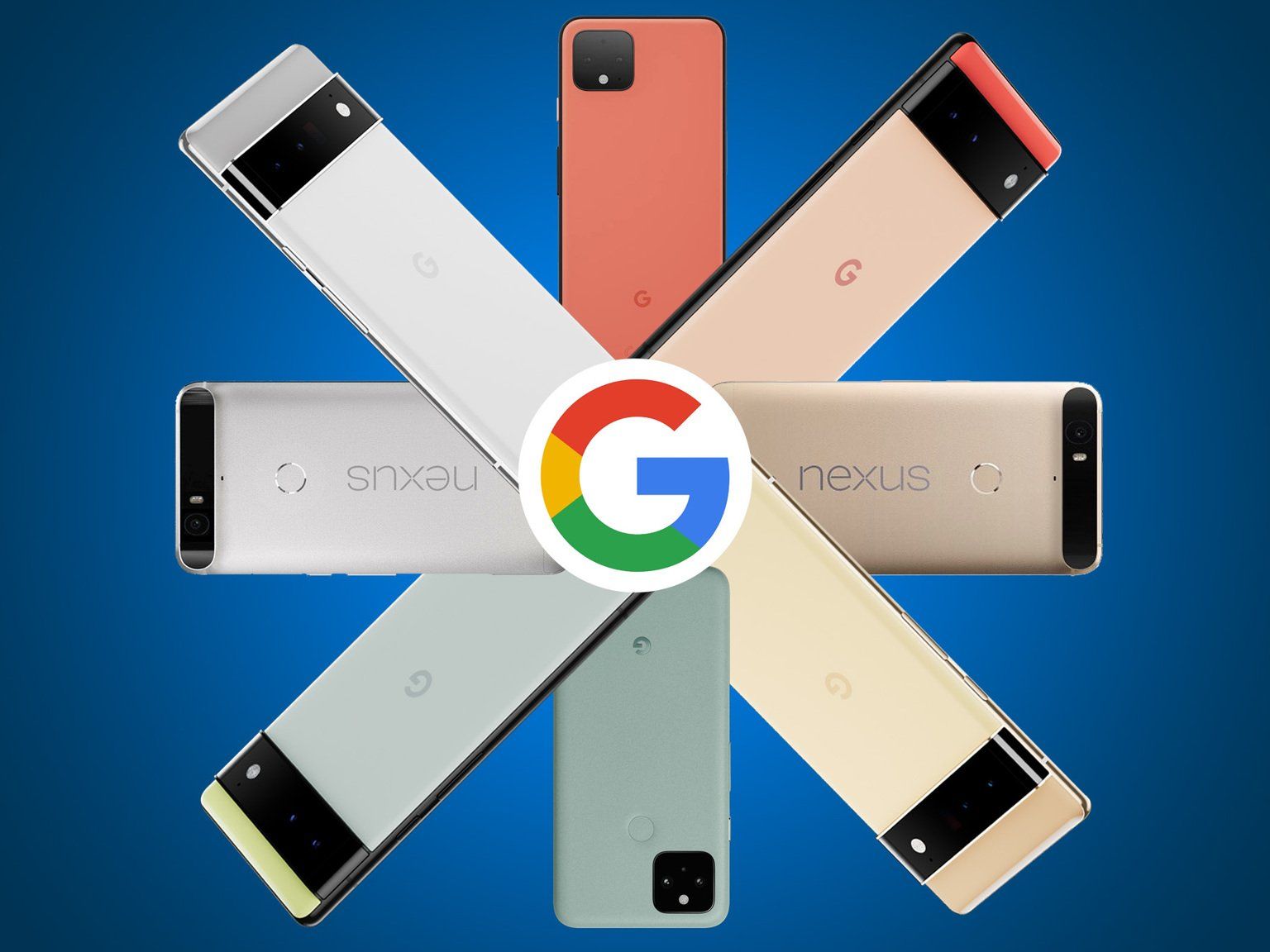The Pixel 6's colors are a clear nod to Google's past, present