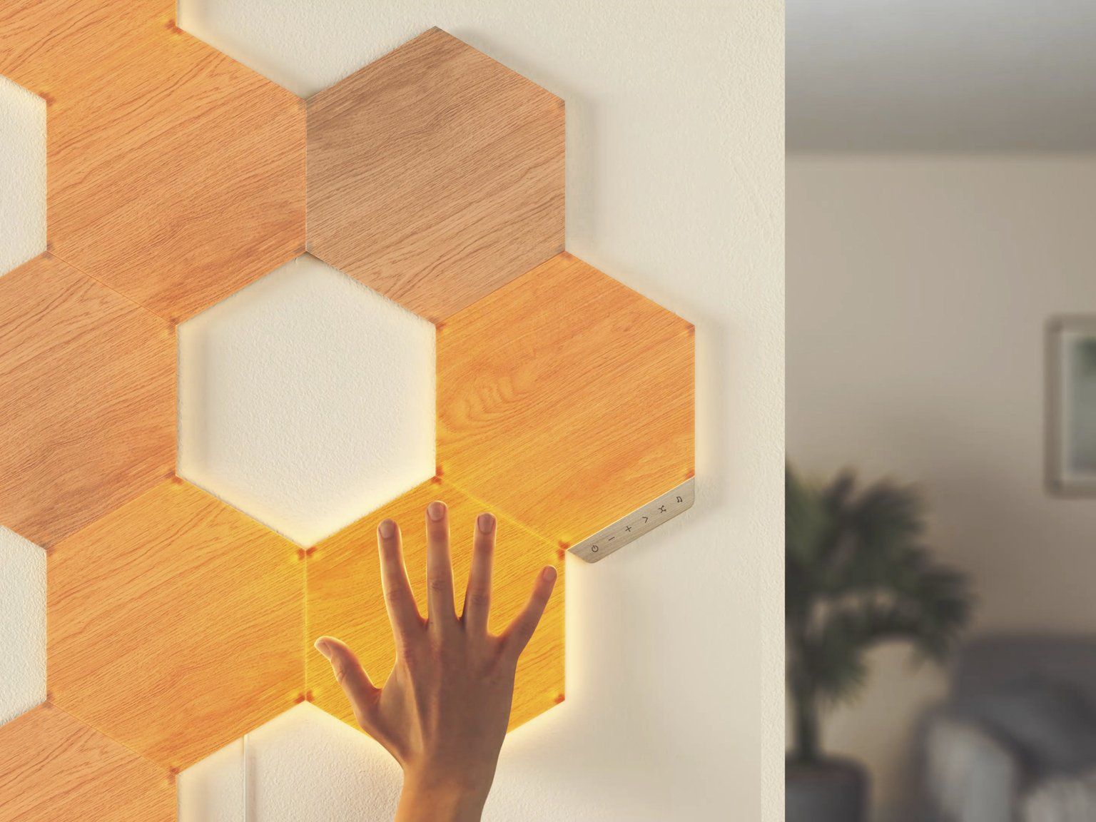 ナノリーフ　エレメンツ　Nanoleaf Elements Elements Hexagons Smarter Kit (7 Panels) - NL52-K-7003HB-7PK