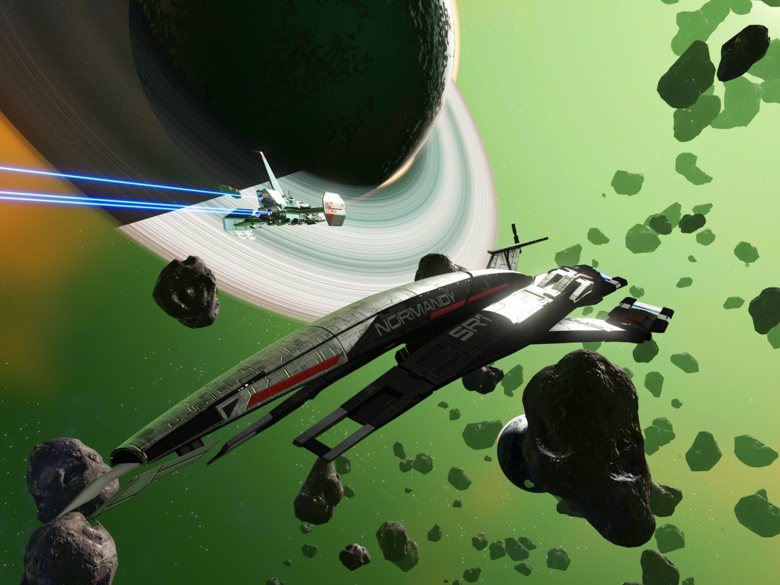 No Man’s Sky The No Man's Sky Beachhead Expedition lets you add Mass Effect's