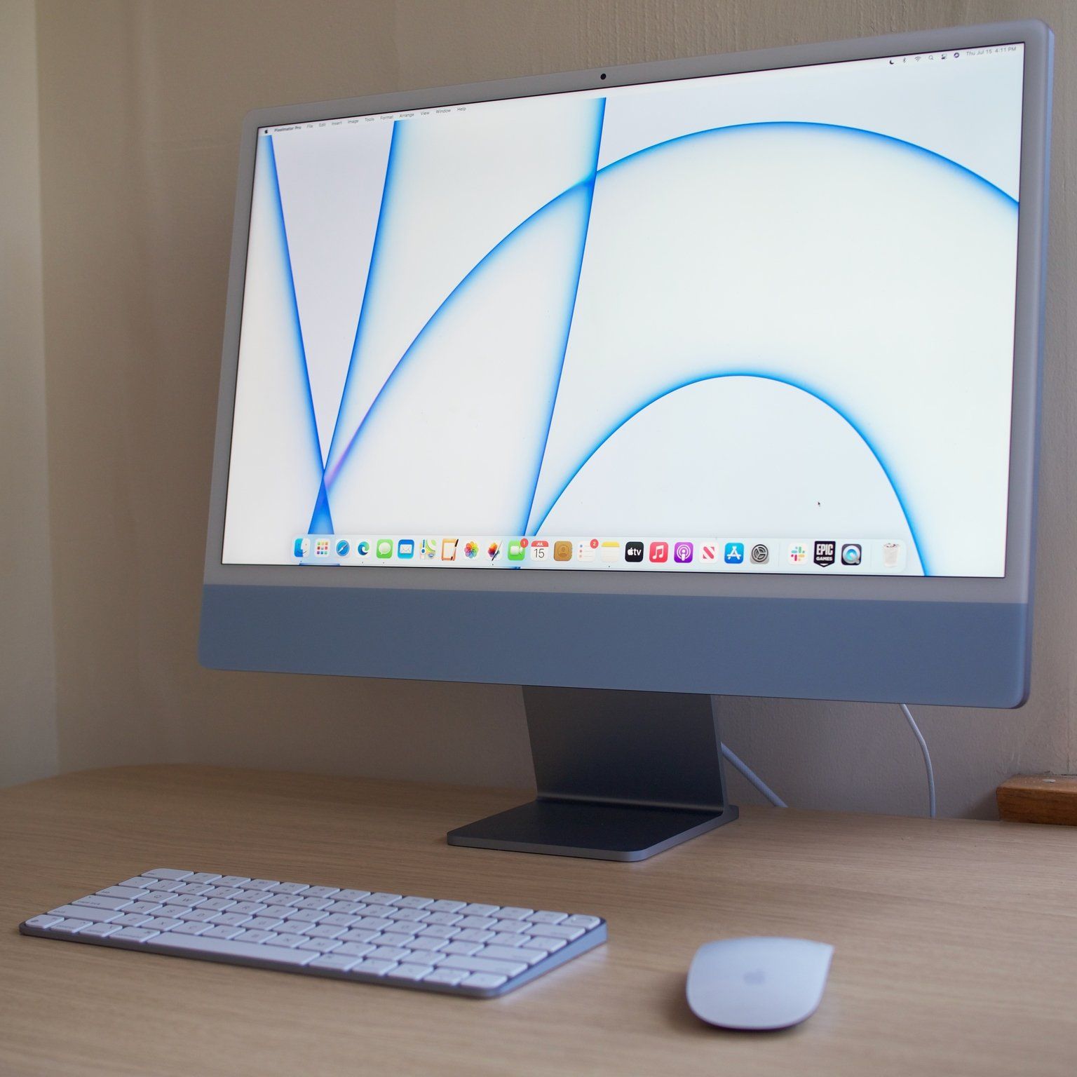 Apple iMac M1 blue CTOモデル 訳あり Apple iMac M1 blue CTOモデル 訳あり