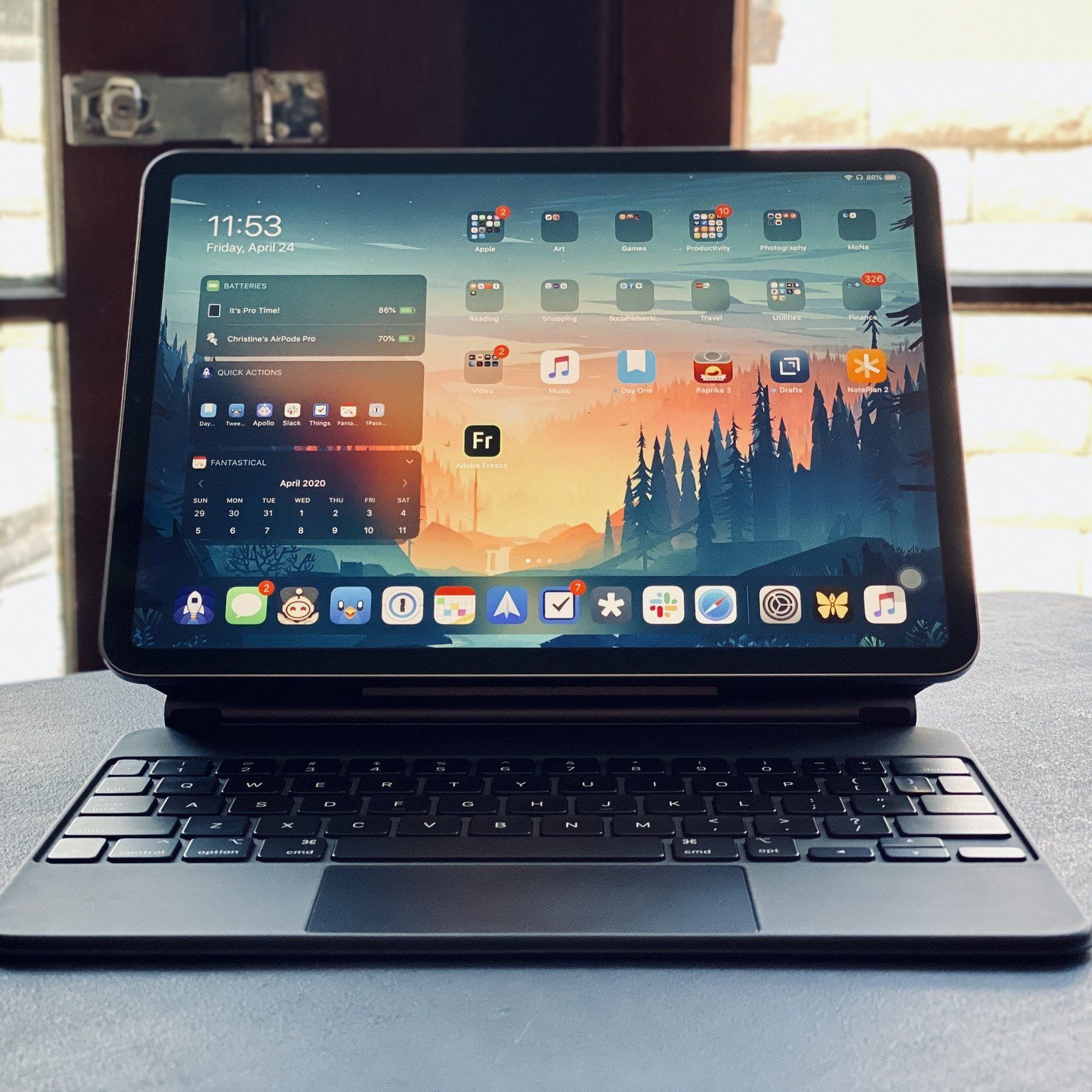 【3点セット】iPadAir第4+MagicKeyboard等 Apple 11インチiPad Pro(第4世代)・iPad Air(第5世代)用 Magic