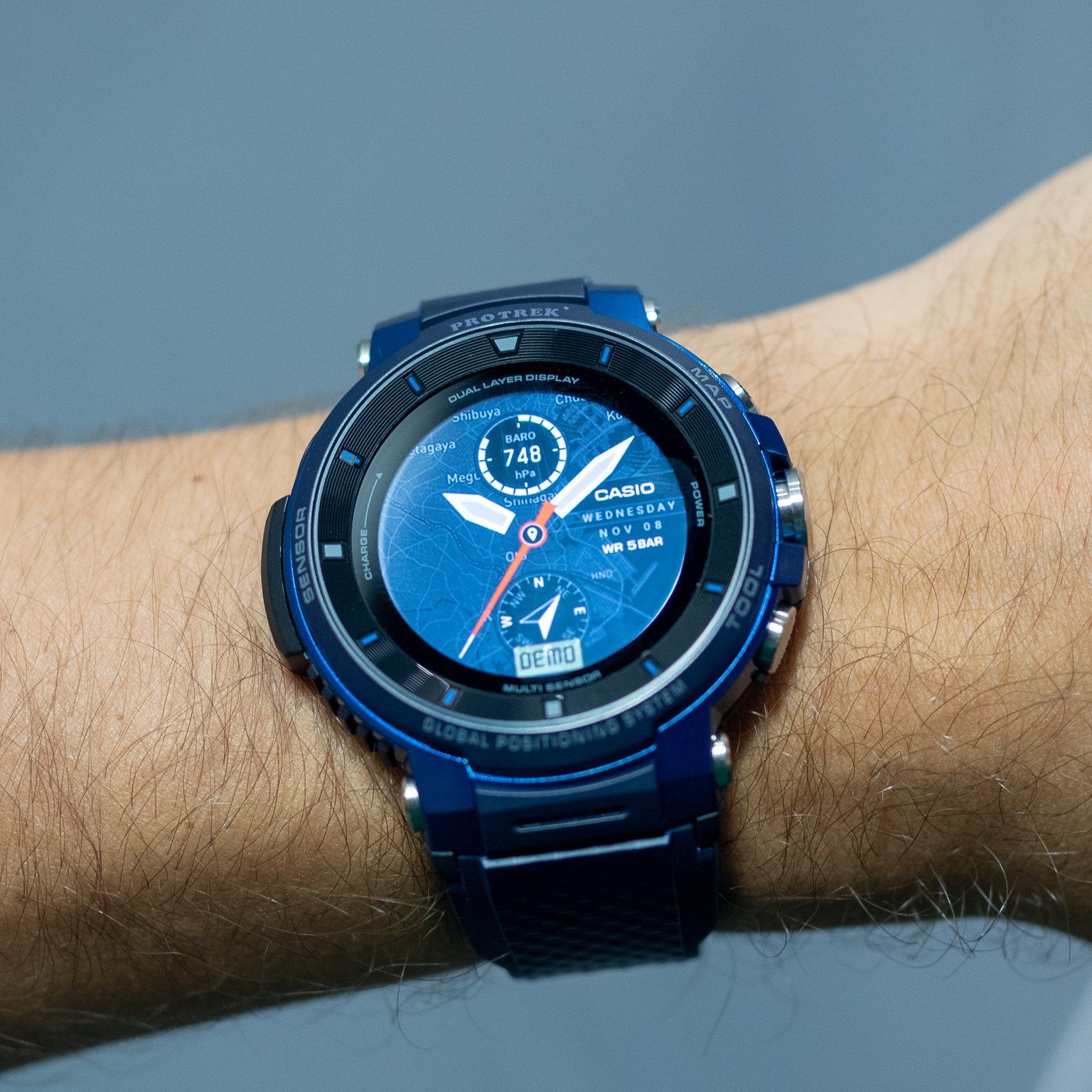 CASIO PRO TREK smart WSD-F30 青 ヨドバシ.com - カシオ CASIO プロトレック PRO TREK PROTREK