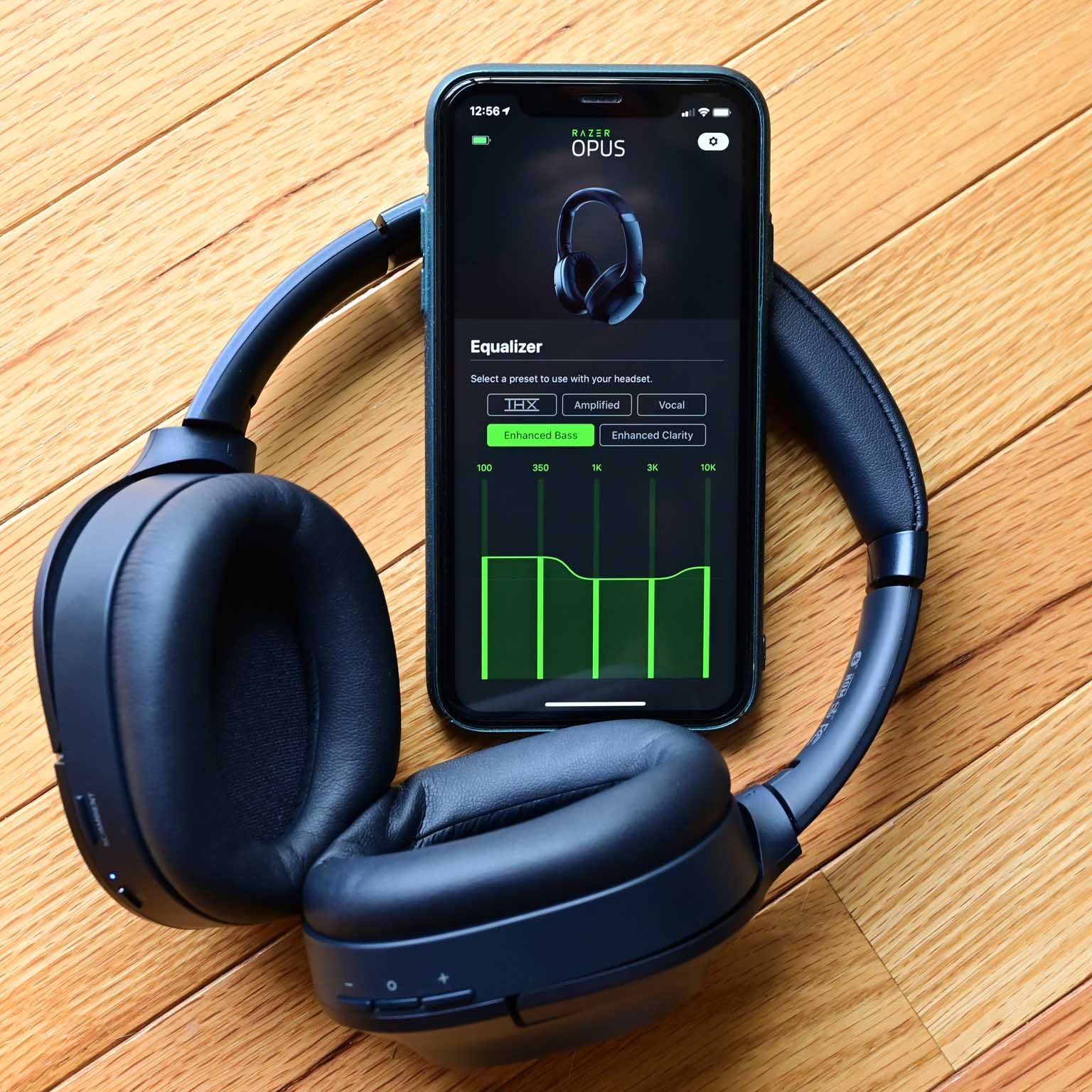 【美品】Razer OPUS Black Razer Opus Wireless Noise Cancellation Headphones Black - us