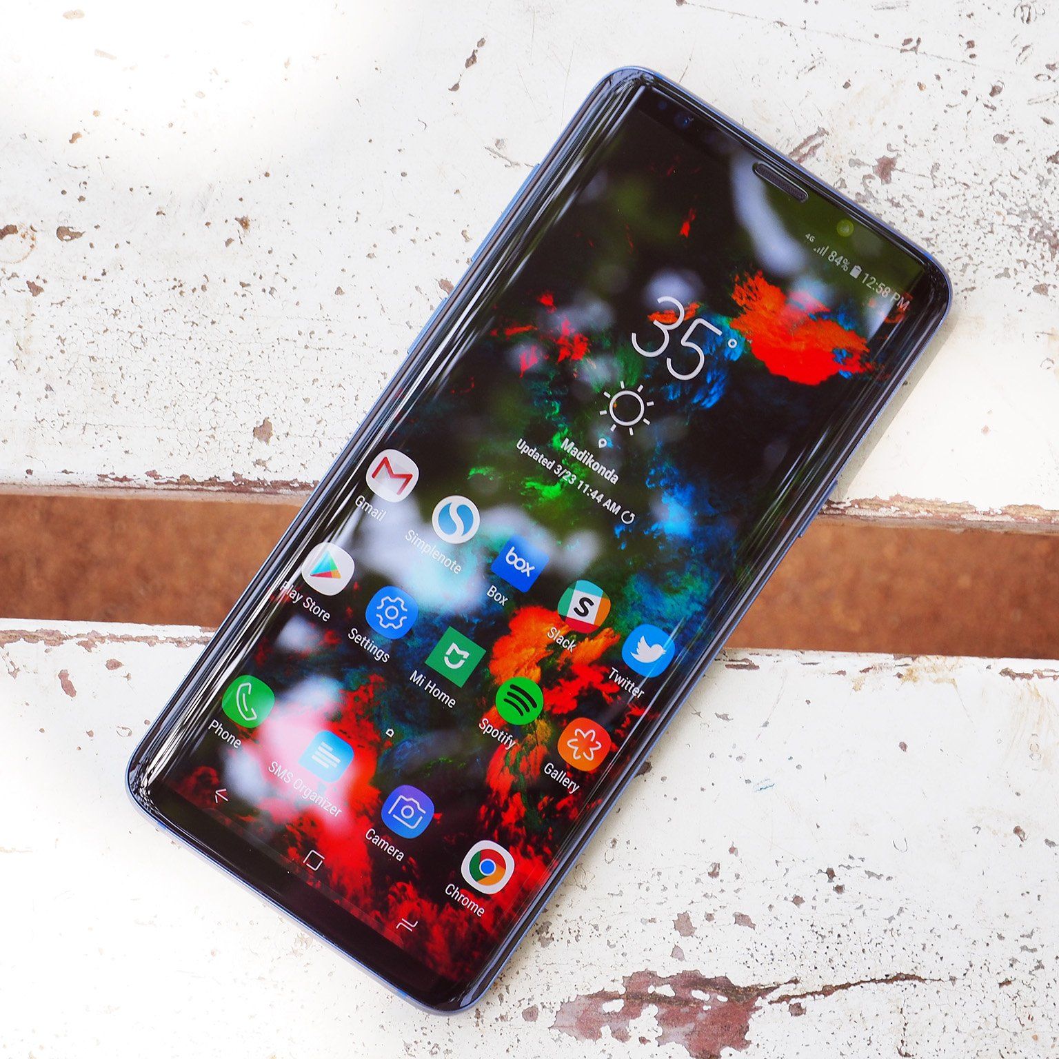 画面焼けあり Samsung Galaxy S9 液晶焼き付けのような症状』 サムスン Galaxy S9+ SCV39 au の