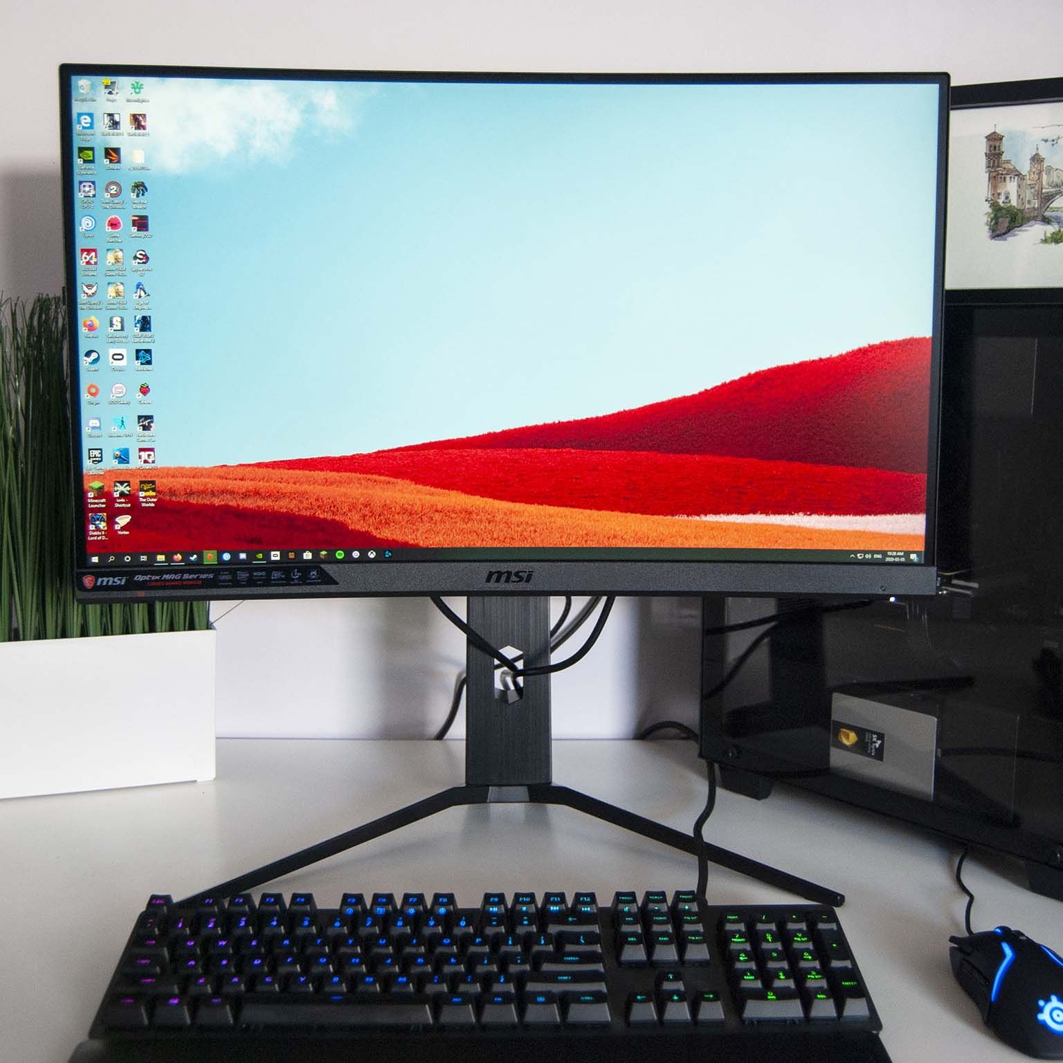 ディスプレイ・モニター本体 MSI Optix MAG272CQR MSI ゲーミングモニター Optix MAG272CQR