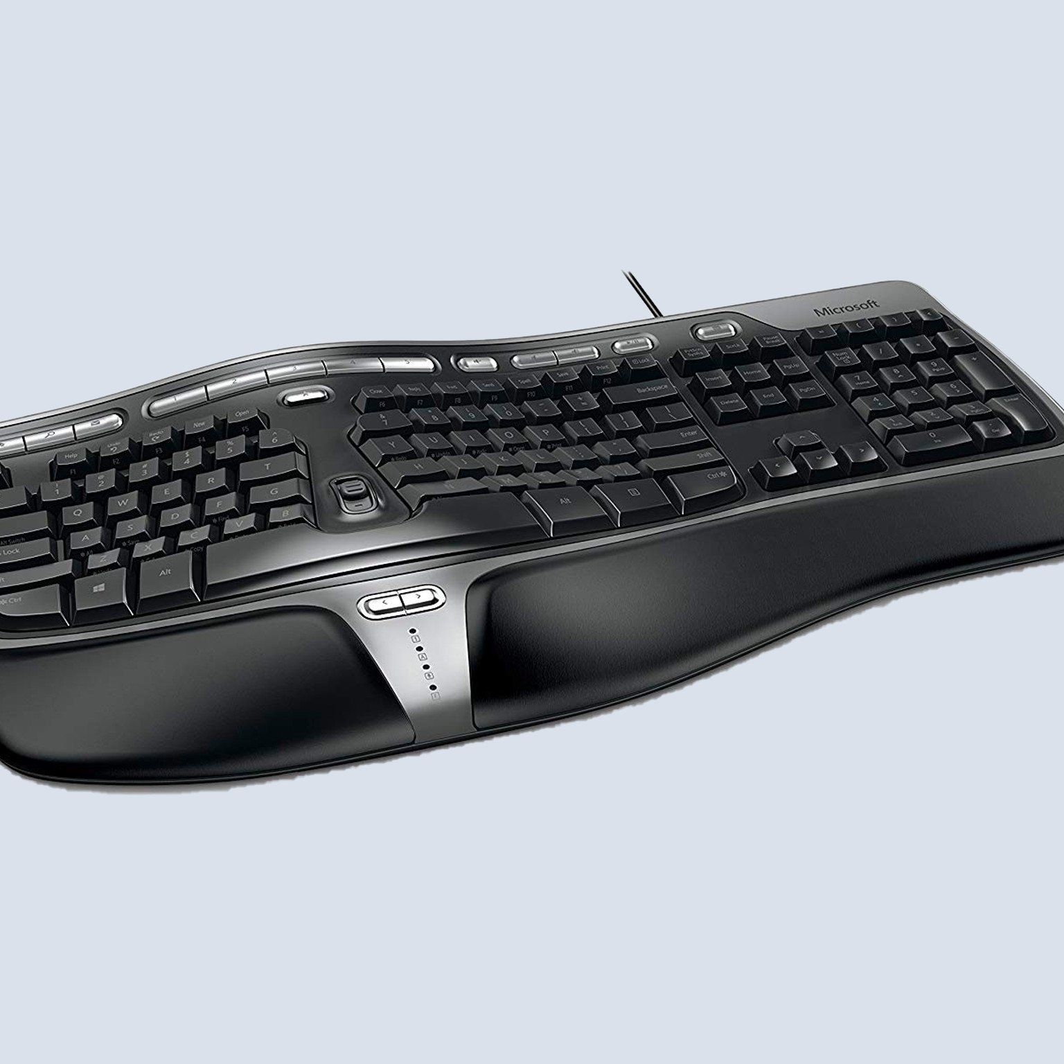 Find comfort in typing with Microsoft's Natural Ergonomic Keyboard