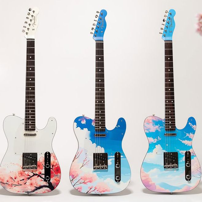 Fender Japan debuts breathtaking Sakura Telecaster | Guitar