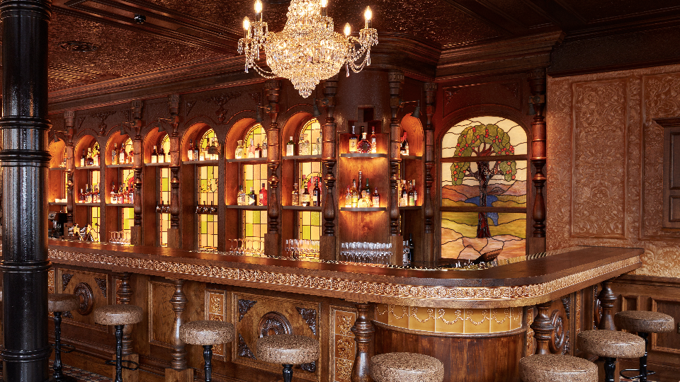 an image of the interior of the cadogan arms showing the main bar