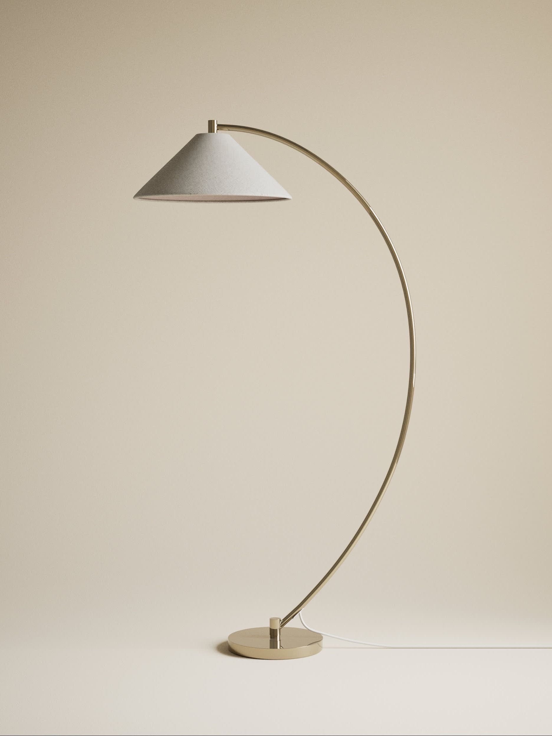 Andie Curved Floor Lamp