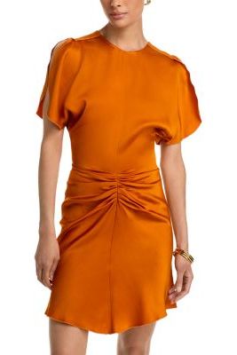 Gathered Waist Mini Dress