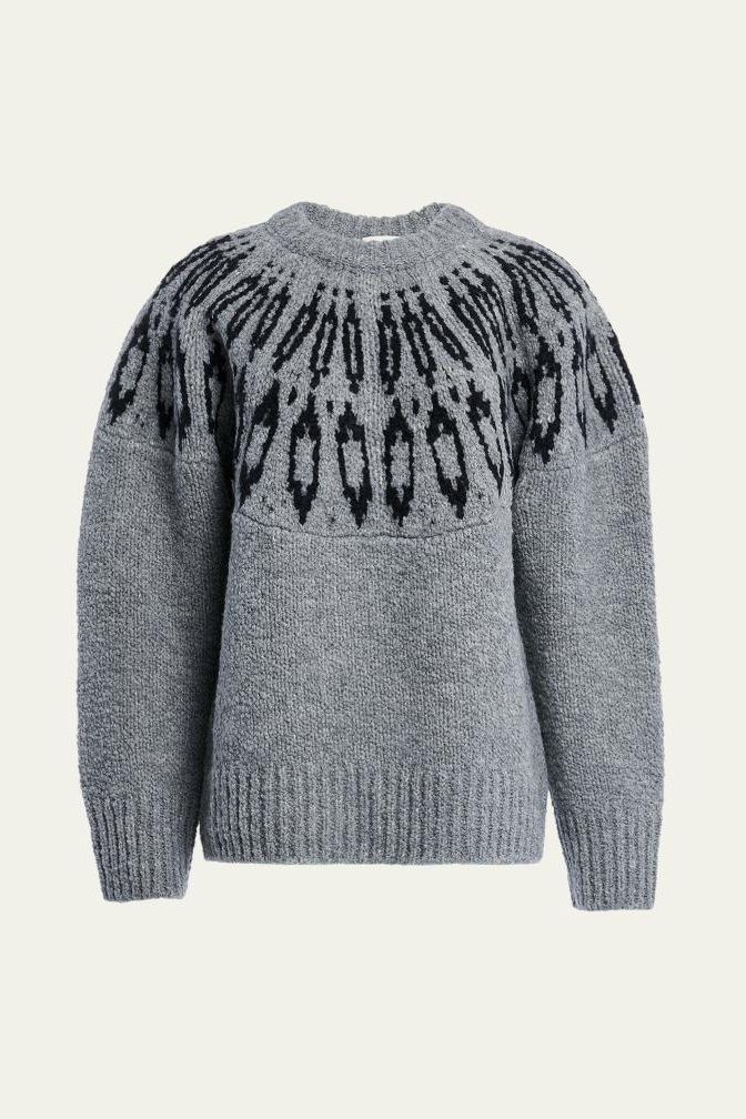 Coleman Fair Isle Wool Crewneck Sweater