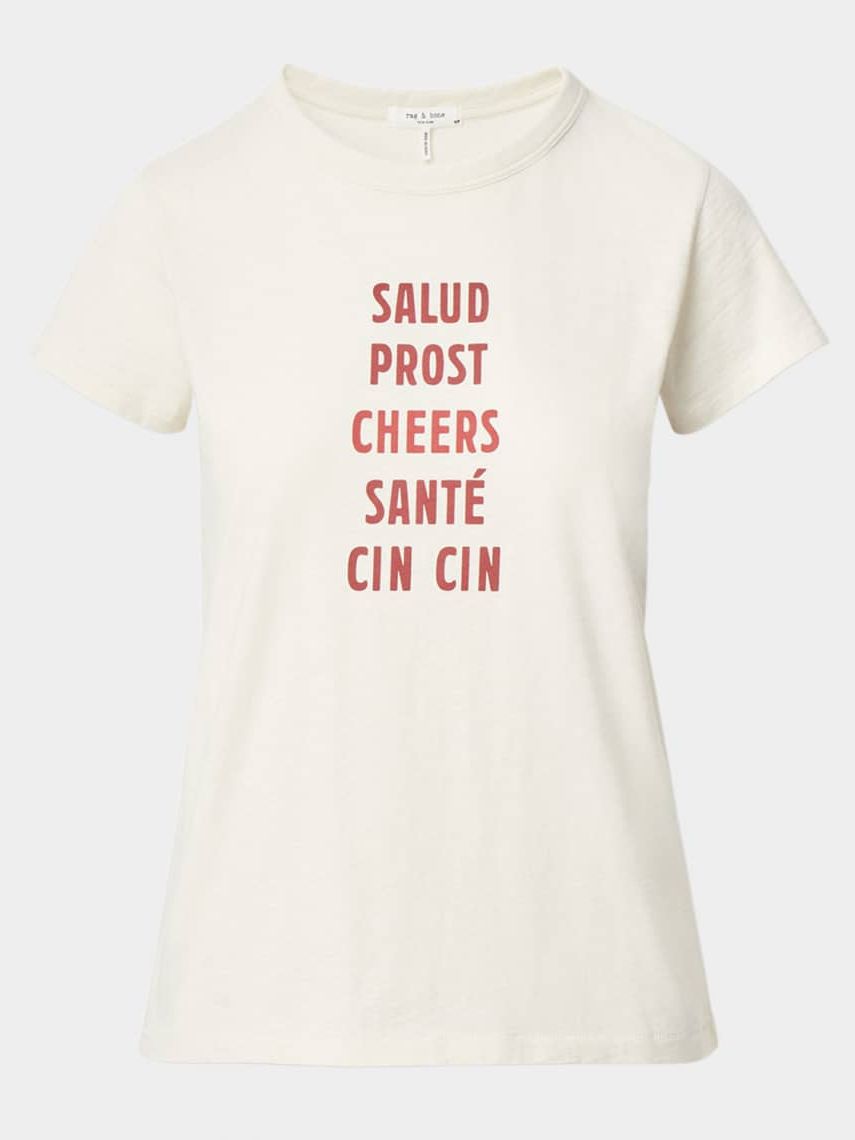 Cheers Crewneck Graphic Tee