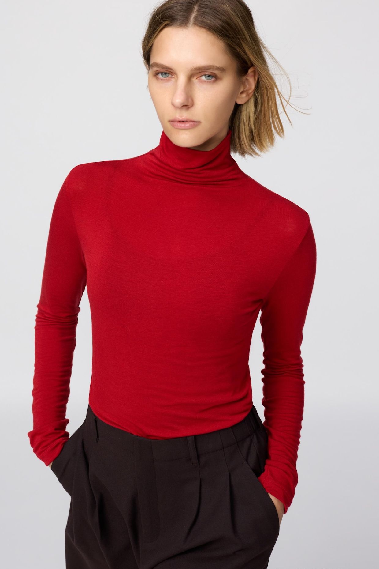 Heattech Extra Warm Cashmere Blend Turtleneck T-Shirt