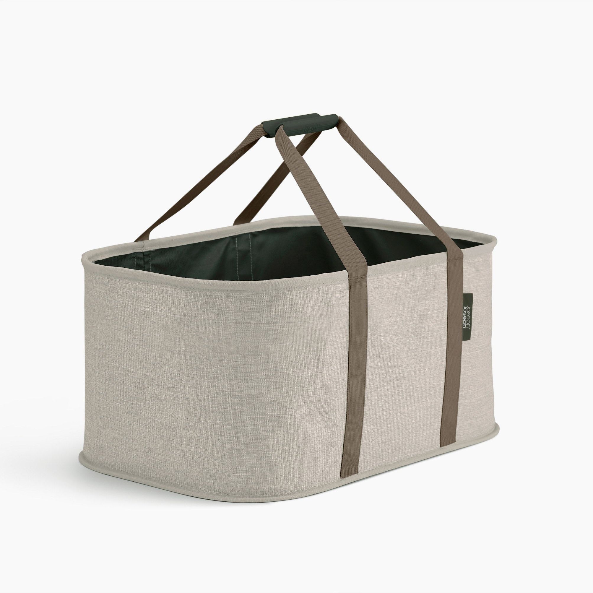 Hold-All&amp;trade; Ecru Collapsible 35l Laundry Basket