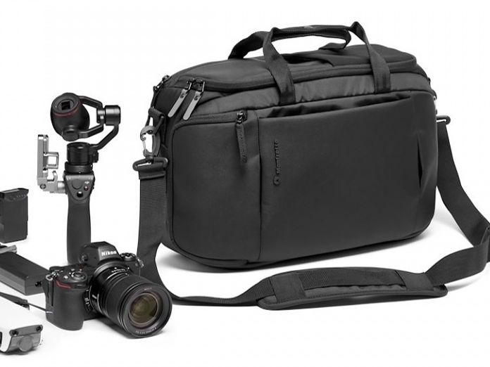 advanced camera and laptop backpack tri s Manfrotto Hybrid III Professional Suitable for Mirrorless Camera with Lenses Laptop, Convertible to Shoulder Bag, with Tripod Mount and Removable Camera Unit : Electronics density EVA foam Manfrotto Advanced Bags - Tri