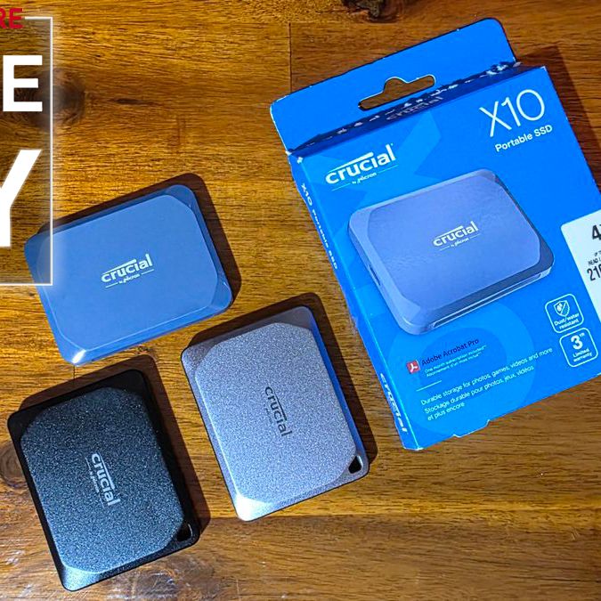 Grab a Crucial X10 portable SSD with a 30% discount before Prime