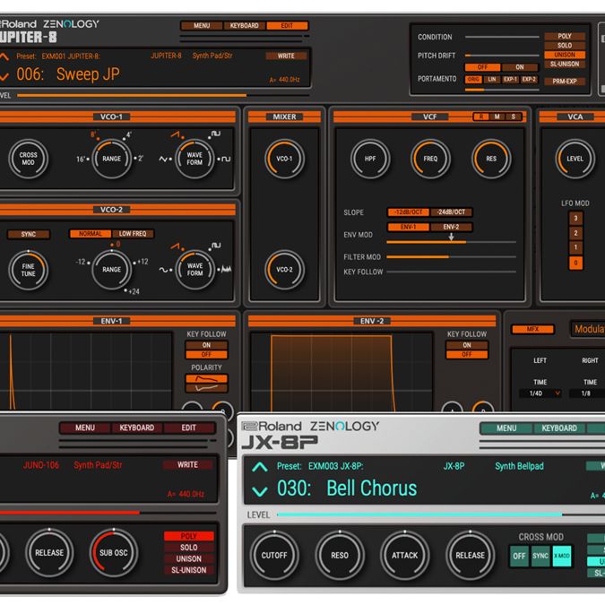 4 classic Roland '80s synths are coming to the Zenology plugin