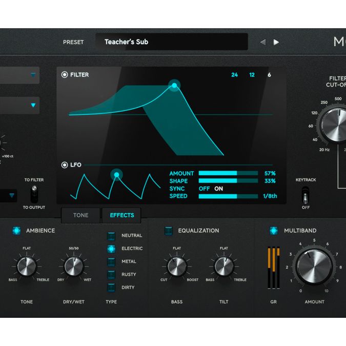 Softube　Monoment Bass Monoment Bass - Softube