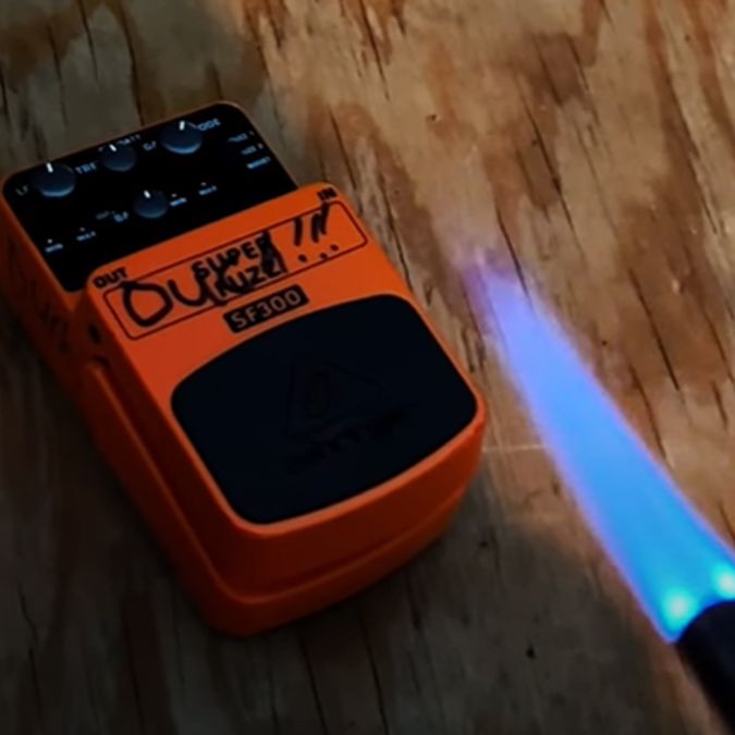 Someone put the Behringer Super Fuzz through a brutal “torture