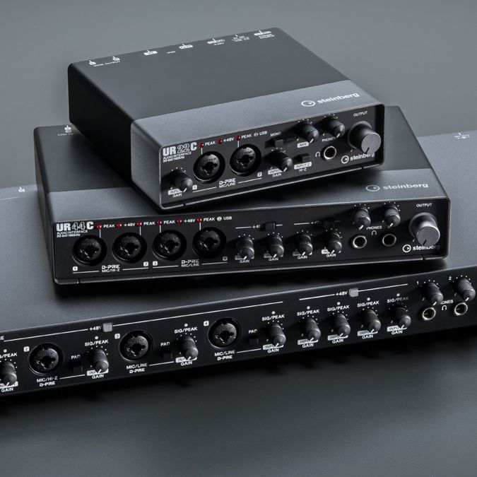 Steinberg's new UR-C USB 3.0 audio interfaces offer Yamaha preamps