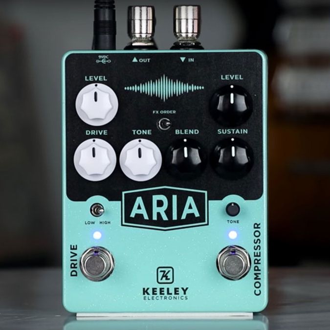 Keeley releases Aria Compressor & Overdrive pedal | MusicRadar