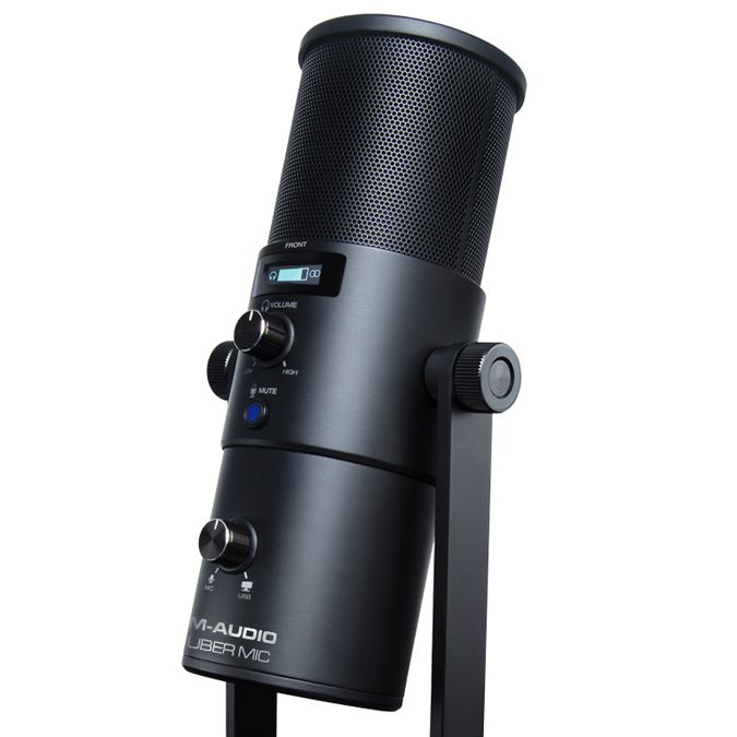 M−AUDIO UBER MIC M-AUDIO / Uber Mic】USB簡単接続コンデンサーマイク！その性能って