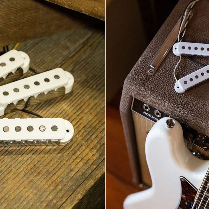 ギター Lollar Pickups Blond NPU&MPU Set Strat Blonde Pickup | Lollar Pickups