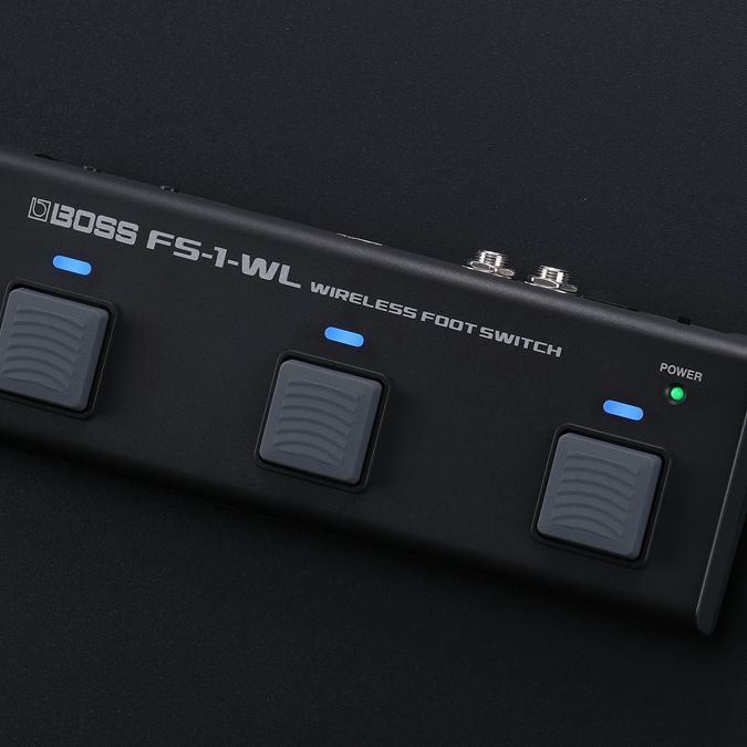 BOSS FS-1-WL Interruttore A Pedale Compatto Wireless | Controllate Applicazioni Per Le Partiture Musicali Digitali, Video Su YouTube, DAW, Strumenti E Altro Ancora Via Bluetooth | MIDI