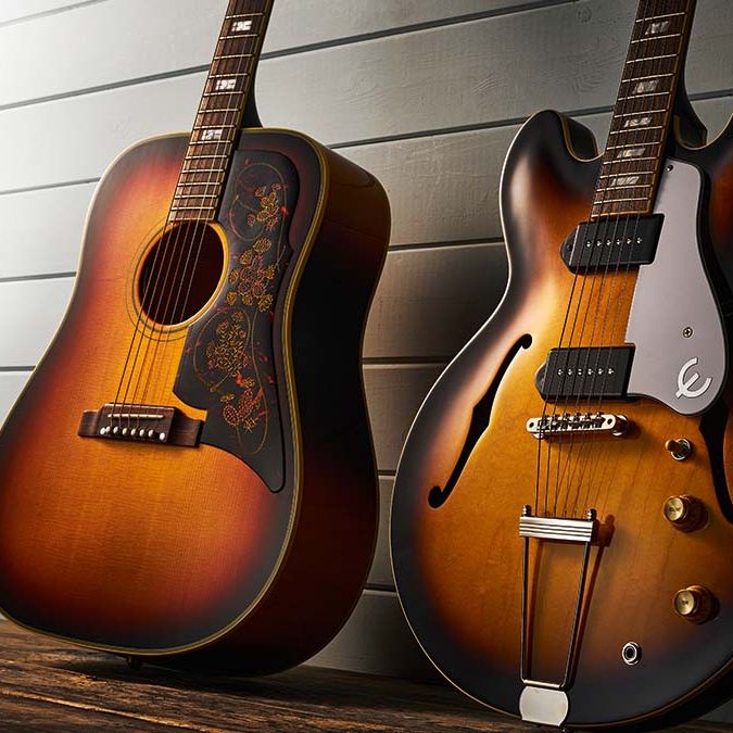 epiphone ギター Epiphone Frontier Vintage Sunburst — Rudy's Music Soho