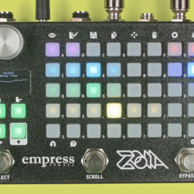 Empress's grid-based Zoia multi-effects pedal can be whatever you