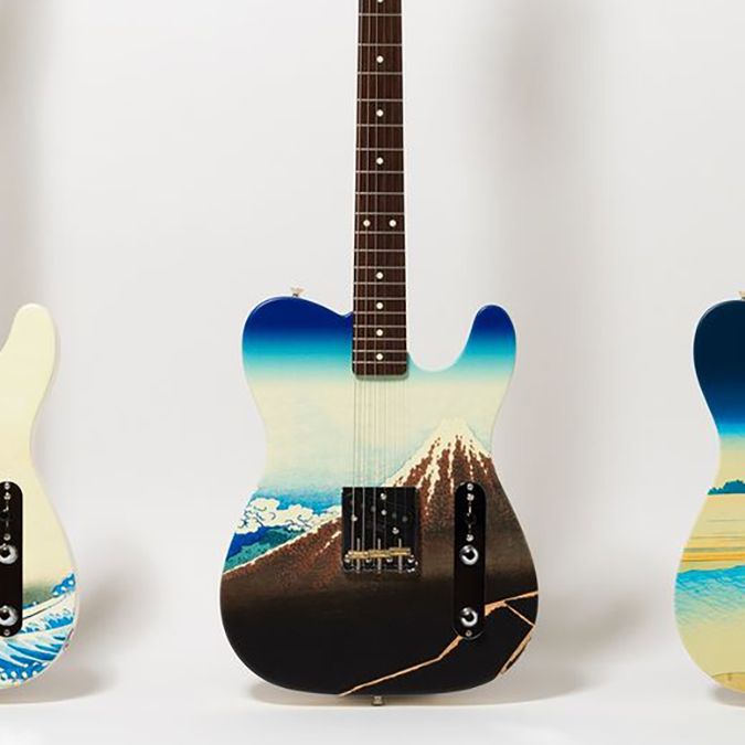 Fender Japan Art Canvas Esquires feature Hokusai art | Guitar World