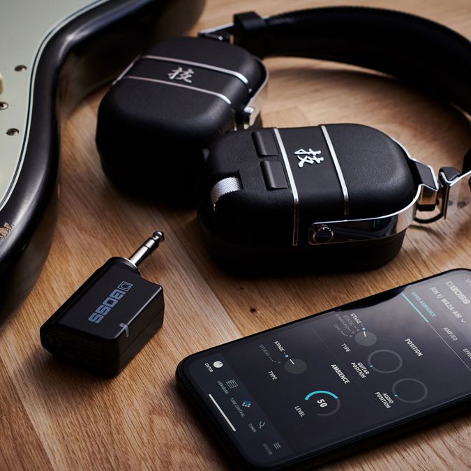 Boss's Waza-Air puts a guitar amp and effects into a set of