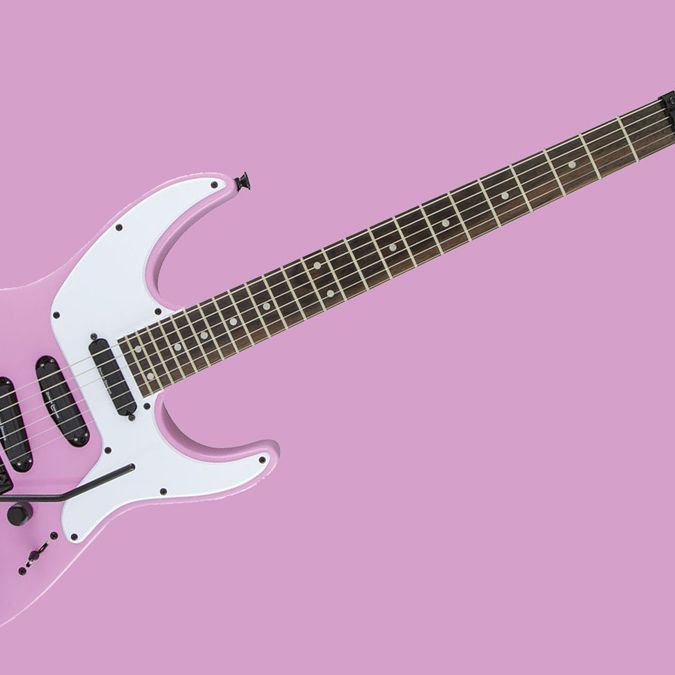 Get this hot-rodded Bubblegum Pink Jackson Soloist shred machine
