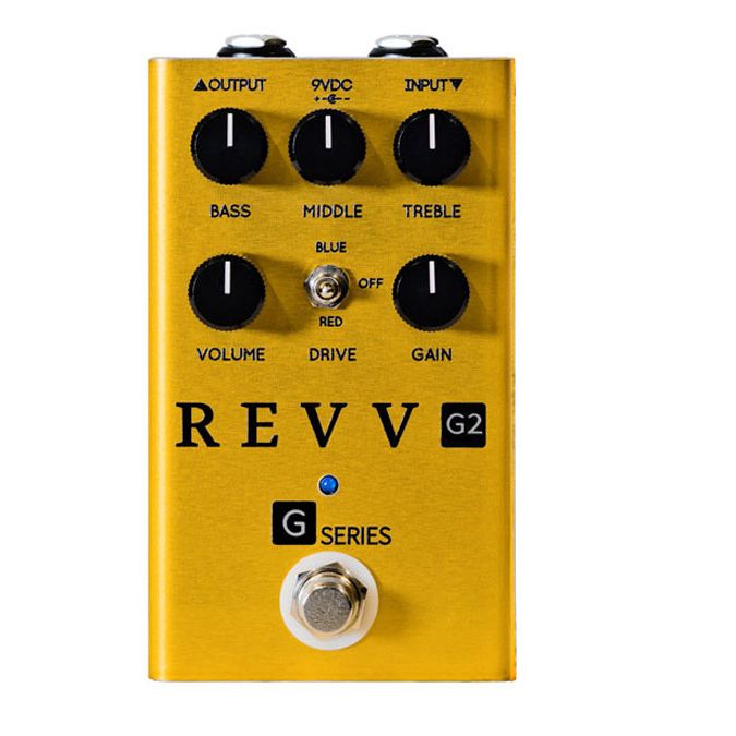 Revv launches its G2 amp-in-a-box overdrive in ltd edition gold