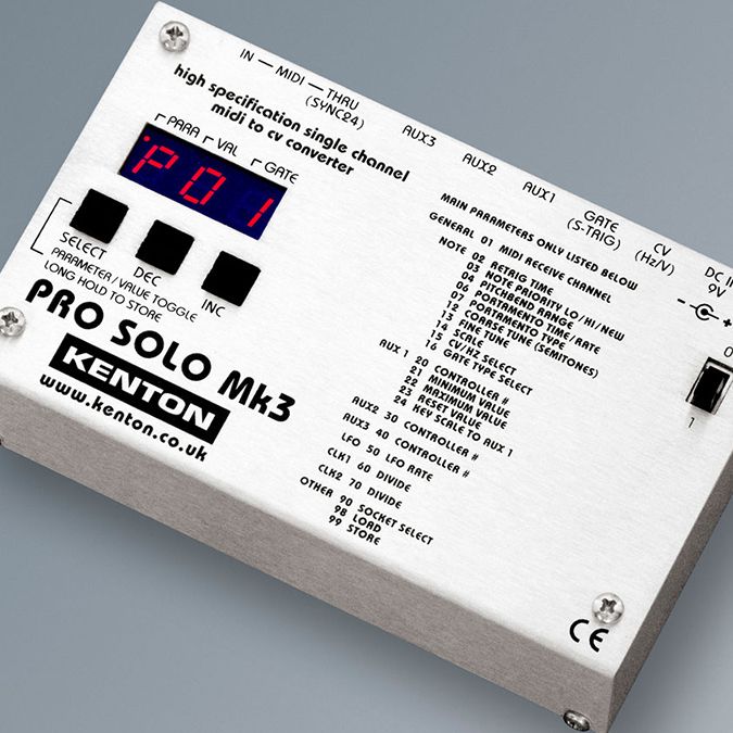The Kenton Pro Solo MIDI-CV converter is back and every