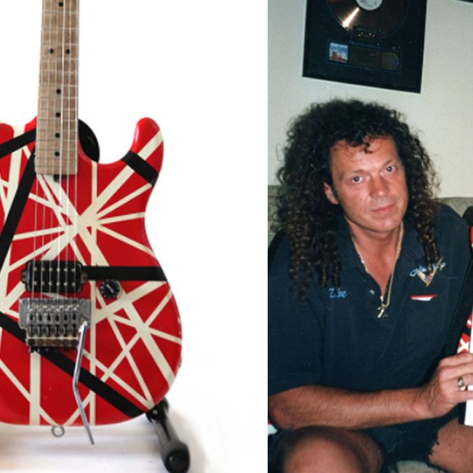 Two Eddie Van Halen-played Kramers and a studio-used Peavey 5150