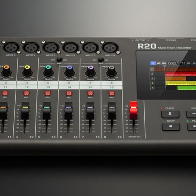 Zoom's R20 looks more like a standalone touchscreen DAW than a