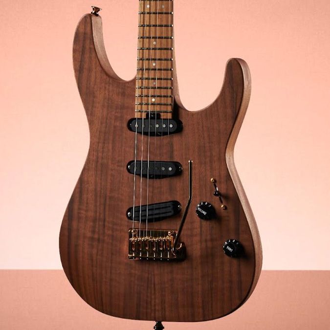 Charvel's newly launched Pro-Mod DK22 SSS 2PT CM Mahogany with