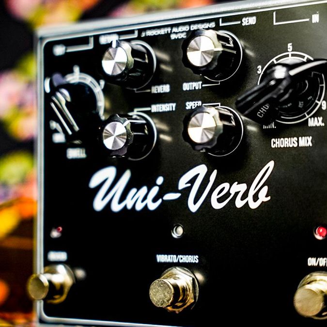 ギター UNI-VERB J.ROCKETT AUDIO DESIGNS J. Rockett Audio Designsより、伝説的なエフェクターを現代の