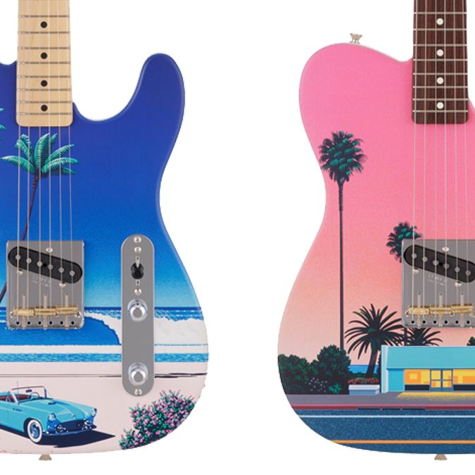 世界限定15本 Fender Art Canvas Heather Brown Fender Japan continues its fine guitar-making form with